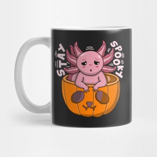 Stay Spooky Axolotl Mug